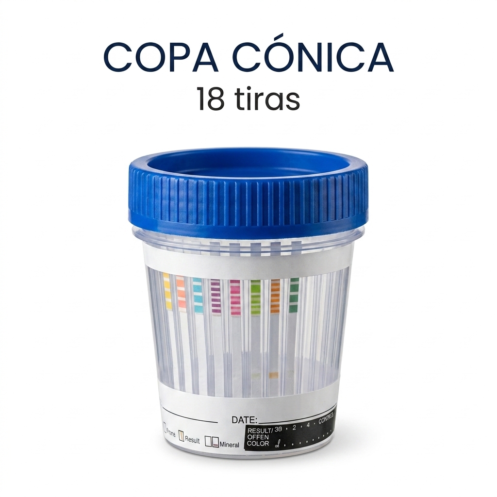 DETECCIÓN DE DROGAS EN ORINA Prueba rápida en formato Copa (Urine Cup) - Image 4