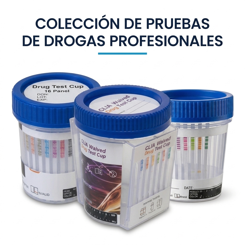 DETECCIÓN DE DROGAS EN ORINA Prueba rápida en formato Copa (Urine Cup)